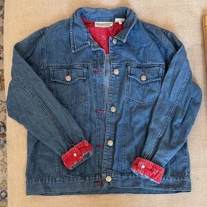 Levi's Classic Blue Jacket with Red Details